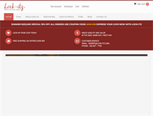 Tablet Screenshot of lock-itz.com